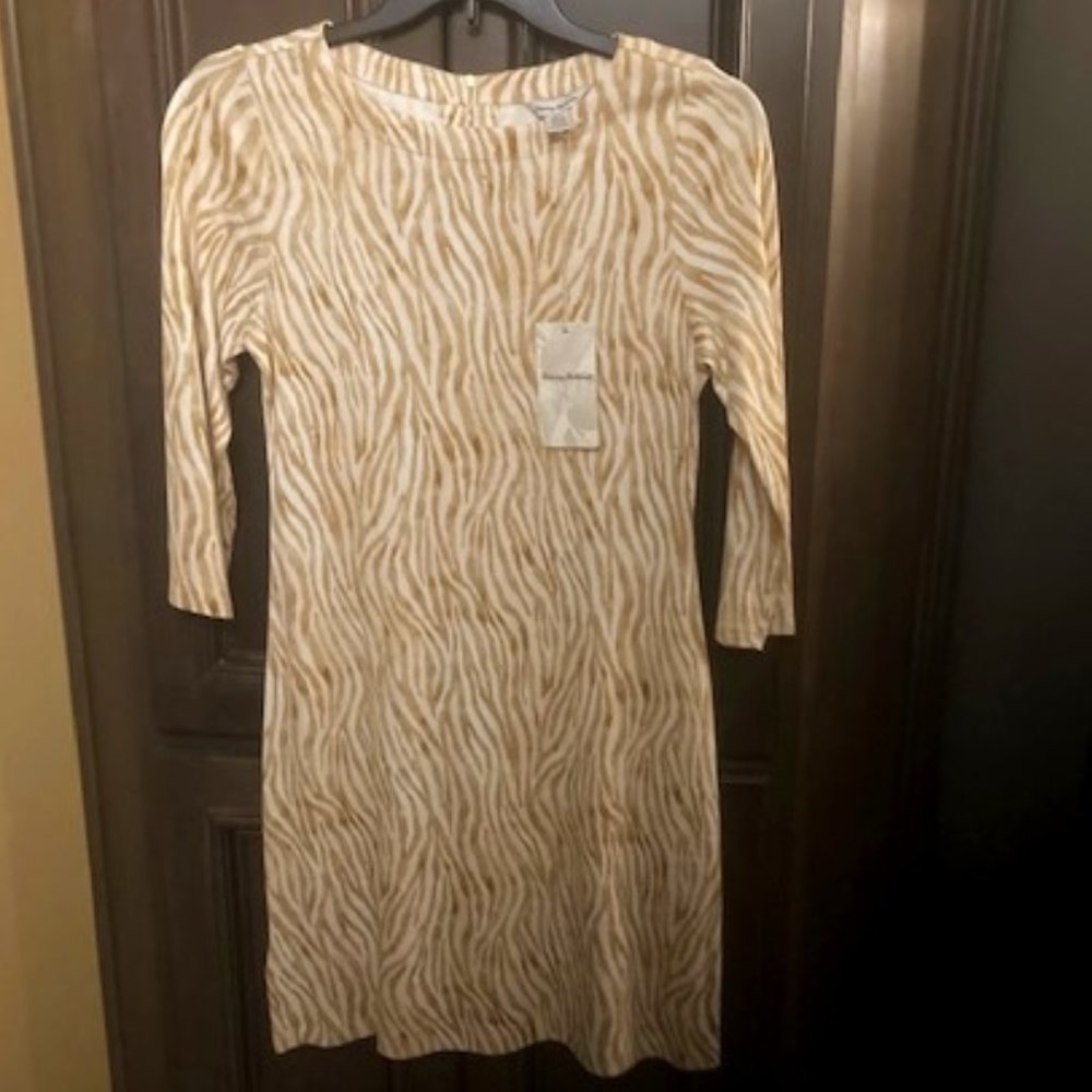 Tommy Bahama The Darcy Zebra Print Dress NWT